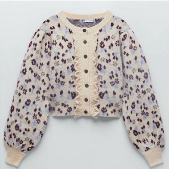 Zara Sweaters - ZARA KNIT JACQUARD JACKET